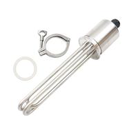 LIUCH Élément chauffant électrique en acier inoxydable 220 V/380 V 9 kW 5,1 cm (OD64 mm) Chauffage électrique (collier de chauffage)