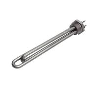 LIUCH Élément chauffant solaire tubulaire 1 pouce NPT, élément électrique CC 12 V/24 V/48 V, 300 W, 600, tout 304 S(NPT,DC 24V_300W 200MM L)