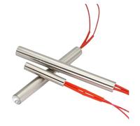 LIUCH Élément chauffant tubulaire cylindrique 10 x 80/90/100/110 mm, 220 V, 150 W, 200, 250, 300, 400, cartouche chauffante à extrémité unique(10x90mm 220V 300W)