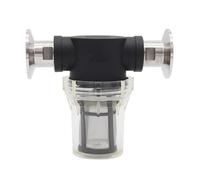 LIUCH Filtre en Ligne TC (50.5mm) 1.5 "pour Brassage Domestique, 150 microns, 100 Mailles, filtrage de l'eau et de la bière