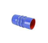 LIUCH ID45-110mm Trois Couleurs Sélectionnables Refroidisseur Bosse De Chameau Anneau En Acier Tube En Silicone Ondulé Tube En Silicone Tuyau D'admission Tuyau D'échappement Moteur(Blue,ID45mmx100mm)