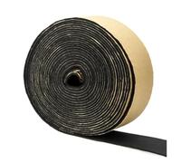 LIUCH Joint d'étanchéité auto-adhésif en caoutchouc EVA noir, 1 à 10 m, adhésif simple face, insonorisant et anti-collision(5m,THICK 1MM_WIDTH 18MM)