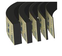 LIUCH Joint d'étanchéité en caoutchouc auto-adhésif simple face en mousse EVA noire anti-collision, largeur 10-50 mm, épaisseur 1-5 mm(WHITE,10mX20mmX1mm)