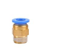 LIUCH Lot de 10 raccords pneumatiques for tuyaux, filetage 4 mm, 6 mm, 8 mm, 10 mm, 12 mm, 1/4", 1/8", 3/8", 1/2", connecteurs rapides(10mm-10pcs)