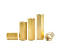 LIUCH Lot de 5, 10 ou 20 entretoises hexagonales en laiton M8 for carte mère, filetage métrique, for supports de PCB, vis d'espacement mâles et femelles(Female,100MM_M8 (5PCS))