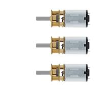 LIUCH Micro moteur à engrenages N20 3V 6V 12V 30-1000 tr/min, moteur de réduction de vitesse à couple élevé avec boîte de vitesses en métal(300_12V)