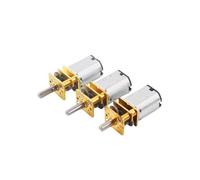 LIUCH Micro-moteur GA12-N20 DC 3 V 6 V 12 V, réducteur à engrenages entièrement métallique, 30 tr/min, 50 tr/min, 60 tr/min, 150 tr/min, 200 tr/min, 300 tr/min, 600 tr/min, 1000 tr/min(300RPM_3V)
