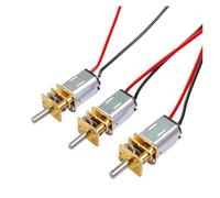 LIUCH Micro-moteur GA12-N20 DC 3 V 6 V 12 V, réducteur à engrenages entièrement métallique, 30 tr/min, 50 tr/min, 60 tr/min, 150 tr/min, 200 tr/min, 300 tr/min, 600 tr/min, 1000 tr/min(30 RPM_3V)