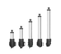 LIUCH Mini actionneur linéaire télescopique, petit micro actionneur linéaire électrique à mouvement alternatif 6 V/12 V/24 V CC, course de 10 à 200 mm(150mm stroke length,8MM S 70N_12V IP60-WR)