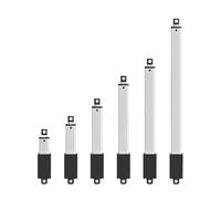 LIUCH Mini actionneur linéaire télescopique, petit micro actionneur linéaire électrique à mouvement alternatif 6 V/12 V/24 V CC, course de 10 à 200 mm(12V,40MM STROKE_150MM PER S 7N)