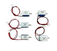 LIUCH Mini électrovanne électrique 0520D DC 3 V 4,5 V 6 V 12 V 24 V N/C, micro vanne à air et gaz normalement fermée, contrôle de débit, pompe de massage DIY(DC 6.0V)