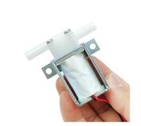 LIUCH Mini électrovanne électrique 12 V CC 2 positions 2 voies normalement fermée, micro vanne de contrôle du débit d'air et d'eau, distributeur DIY for jardin