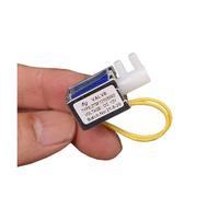 LIUCH Mini électrovanne électrique 12 V CC 2 positions voies normalement fermée Micro vanne de contrôle du débit d'air et gaz Moniteur pression artérielle DIY(Model B)