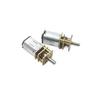 LIUCH Mini moteur à engrenages métalliques GA12 N20 DC 12 V (prise en charge 9 V, 6 V, 3 V), couple élevé 1000, 2000, 4000 tr/min(3V 1000rpm)