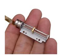 LIUCH Mini Moteur Pas à Pas linéaire biphasé à 4 Fils de 8 mm, Moteur Pas à Pas de précision, Arbre à vis sans Fin, écrou Coulissant en métal, Bloc Mobile