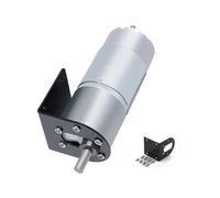 LIUCH Moteur à courant continu micro JGB37-555, 12 V/24 V, engrenage à faible vitesse, rotation inversée(Single motor,319RPM_12V)