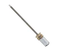 LIUCH Moteur à engrenages 3 V 6 V 12 V GA12-N30, micro-moteur électrique à courant continu avec arbre de sortie long M4 x 100 mm for imprimante robot DIY(400_3V)