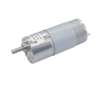 LIUCH Moteur réducteur à couple élevé JGB37-555, moteur réducteur à courant continu, 6 V, 12 V, 24 V, moteur à basse vitesse, marche avant et arrière(Only the motor,200RPM_12V)