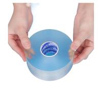 LIUCH Ruban adhésif simple face Nano Tape, transparent, réutilisable, étanche, lavable, for cuisine et salle de bain(3M_2MM_50MM)