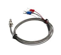 LIUCH Sonde de contrôle température type K/E/J, thermocouple à vis M6x1,25, résistance thermique, 1 pièce(M6x1.25mm Thread,CABLE LENGTH 1.5M_K TYPE)