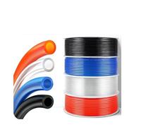 LIUCH Tuyau pneumatique en polyuréthane PU 10 m/20 m/50 m/100 m, for compresseur d'air, raccord ou transfert de fluides, 4 mm, 6 mm, 8 mm, 10 mm(Orange 100m,8x5mm)