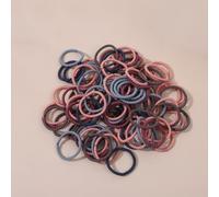 liuchanghe 100 Pièces Elastiques pour Cheveux, Aucun Métal Élastiques Doux Élastiques Cravates à Cheveux, 3cm, Chouchous de cheveux pour femme & filles (Couleurs Mélangées)