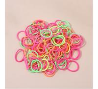 liuchanghe 100 Pièces Elastiques pour Cheveux, Aucun Métal Élastiques Doux Élastiques Cravates à Cheveux, 3cm, Chouchous de cheveux pour femme & filles (Couleur)