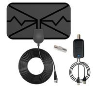 liuchanghe 2025 Antenne TV Intérieur Puissante, 250KM Gamme avec Amplificateur Smart Signal Booster, Soutien 1080P 4K Smart HDTV