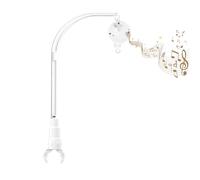 LIUDHPSP Support de bras pour bébé Crib mobile de 63 cm, avec boîte à musique, la partie à pince peut être ajustée - Décoration de jouet à faire soi-même