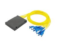 LIUDONGX 5 pièces 1x8 Module de répartiteur PLC 1:8 Type de boîte séparateur de Fibre Optique FC SC St LC 1.5mtr 1 * 8 coupleur FTTH(SC)