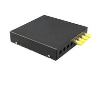 LIUDONGX Boîte à bornes for Fibre Optique, 2 pièces, 8 Ports, Mini boîte Vide, entièrement équipée FC SC LC St, Adaptateur 4/8 cœurs, boîte de jonction en Queue de Cochon(Yellow/Black)