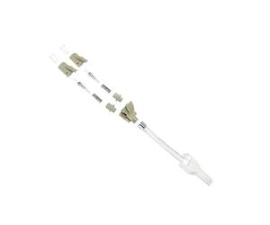 LIUDONGX Connecteur de Fibre Optique LC 20 pièces Uniboot One Tube Double Core Coupleur de Cavalier de Fibre Optique multimode Adaptateur de Fibre Optique