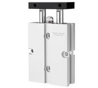 LIUDONGX Cylindre pneumatique en Alliage d'aluminium, série TDA, Double Double Tige avec Aimant, TDA10 16 20 25 32, Course 10 à 200mm(Stroke50-S,Bore 16mm)