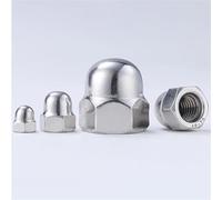 LIUDONGX Écrous hexagonaux Écrou de Blocage Bride Papillon M2 M4 M6 M8 M10 M12 M16 M20 Filetage métrique Hexagonal Aciercarbone Laiton Nylon Acier Inoxydable(Cap Stainless Steel,M1.2 (50Pcs))