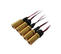 LIUDONGX Module de Point Rouge personnalisé, 5 pièces, 650nm, 5mw, sans entraînement, viseur PM2.5, détection de poussière, Bande monomode PD, 1 pièce(6X18mm Fixed Coke)