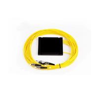 LIUDONGX Répartiteur de Fibre Optique PLC 1x4, Type boîte 1:4, FC SC St LC, 1,5 m, coupleur FTTH 1 * 4, 5 pièces(SC A)