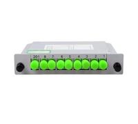 LIUDONGX Séparateur de Fibre Optique 1 * 8 FC/A, 5 pièces, FC UPC1x8, connecteur Rond FTTH, coupleur de Fibre Optique, coupleur LXG(FC/A)