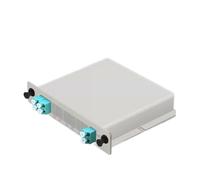 LIUDONGX Séparateur de Fibre Optique enfichable LC, 1 pièce, OM3 1x2 1x4 1x8 1x16 1x32, coupleur de Fibre Optique MM FTTH 1 * 2 1 * 8 1 * 16(1x4)