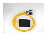 LIUDONGX Séparateur de Fibre Optique PLC 2x8, 3 pièces, Type de boîte SC FC St LC, Type Tresses, coupleur FTTH Jaune 2:8(FC)