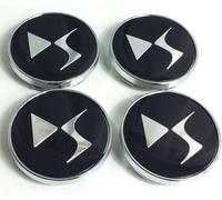 LIUFUMEI 4 Pièces Cache Moyeux pour DS 5 2015-2018, Enjoliveurs pour Auto Accessoires pour Voitures 60mm