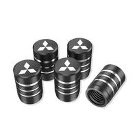 LIUFUMEI 4 Pièces Capuchons de Valve pour Mitsubishi Eclipse Cross 2017-2022, Bouchons de Tige de Valve de Pneu en Aluminium Valves Tubeless