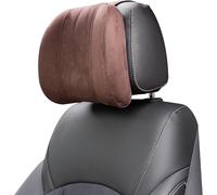 LIUFUMEI Coussin Cervical Voiture pour Volvo Recharge XC40 2020-2024, Ergonomique, Appui-Tête Respirant Repose Nuque en Mousse à Mémoire de Forme,Brown