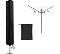 LiuHancsqd Housse de Protection pour séchoir à Linge Rotatif avec Fermeture éclair, Oxford imperméable et résistant aux intempéries (180 x 16 x 16 cm)