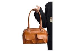 LIUHLFSR Sacs à bandoulière vintage for femmes, fourre-tout simple for les déplacements, bordeaux Pour le Quotidien et le Travail(Brown)