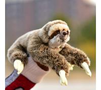 LIUHONGFEI Peluche paresseux réaliste à trois orteils