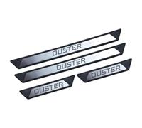 LIUIN 4 Pièces Acier Inoxydable Voiture Seuil de Porte pour Dacia Duster III 2020-2025, Autocollants Protection Seuil Porte de Voiture Style de Seuil de Voiture,D