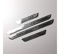LIUIN 4 Pièces Acier Inoxydable Voiture Seuil de Porte pour Dacia Jogger 2021-2025, Autocollants Protection Seuil Porte de Voiture Style de Seuil de Voiture