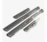 LIUIN 4 Pièces Acier Inoxydable Voiture Seuil de Porte pour Opel Vivaro C I 2019-2025, Autocollants Protection Seuil Porte de Voiture Style de Seuil de Voiture
