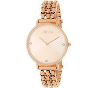 LiuJo Framework TLJ1388 Montre pour Femme en Acier Inoxydable de Couleur Or Rose, étanchéité : 3 Bar, diamètre : 32 mm