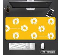 LIUJUAN Tapis De Souris Bureau Grand Creative Petite Marguerite Tapis De Souris Surdimensionné Jeu Ordinateur Clavier Féminin Bureau Mâle Longue Table Tapis-Small Daisy K_800X300Mm_2 Mm